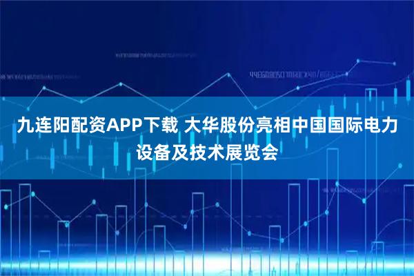 九连阳配资APP下载 大华股份亮相中国国际电力设备及技术展览会