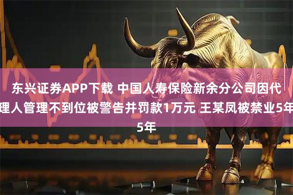 东兴证券APP下载 中国人寿保险新余分公司因代理人管理不到位被警告并罚款1万元 王某凤被禁业5年