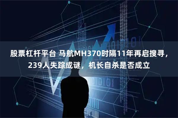 股票杠杆平台 马航MH370时隔11年再启搜寻，239人失踪成谜，机长自杀是否成立